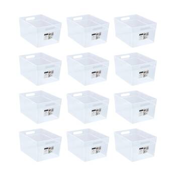 12PK Boxsweden Nova Home/Office Plastic Storage Container 17.3L 37.5x29.5x20cm