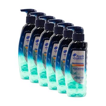 6PK Head & Shoulders Professional Severe Dandruff Anti-Dandruff Shampoo 300ml