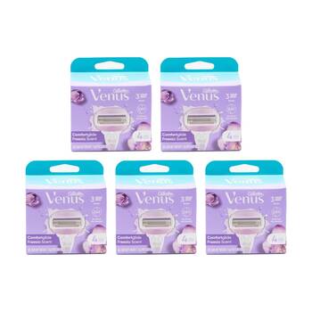 5x 4pc Gillette Venus Comfort Glide 3 Blade Razor Cartridge Freesia Scent