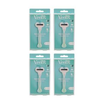 4PK Gillette Razor Venus Plus 1 Handle & 2 Cartridges Deluxe Smooth Sensitive