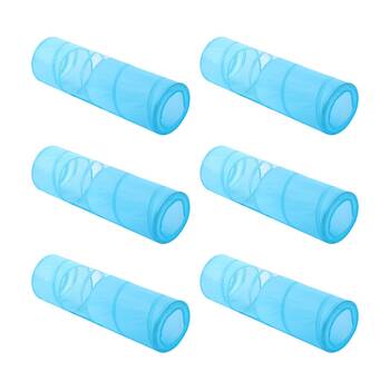 6PK Paws And Claws Pounce Collapsible Pet Cat Toy Tunnel Crinkle 86x26.5cm