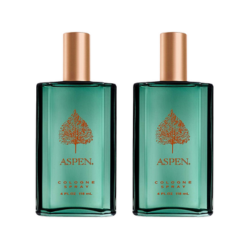 2PK Coty Aspen 118ml Men's Cologne Eau De Toilette Classic Aromatic Fragrance