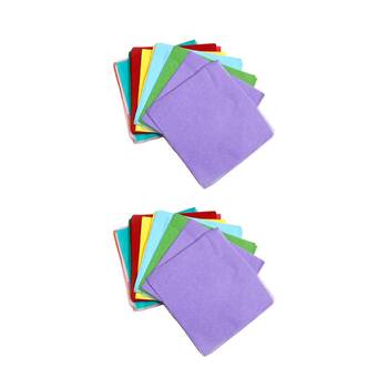 2x 480pc Tacco Coloured Tissue Squares Craft Paper 125cm Sheets Multicolour
