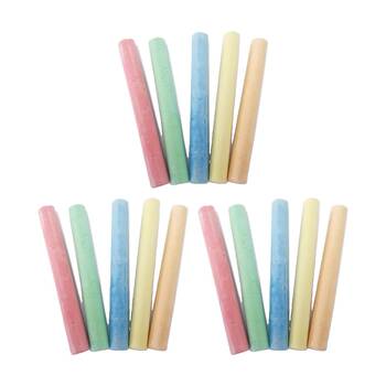 3x 160pc Tacco Coloured Chalks Dustless Bright Colours Kids 3Y+