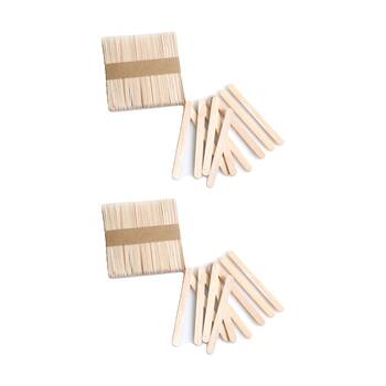 2x 1000pc Tacco Paddle Pop Sticks Plain Natural Craft 115cm 3Y+