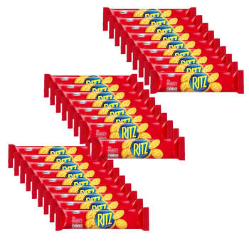 24PK Ritz Sandwich Biscuit Crackers Savoury Snack Packet 100g