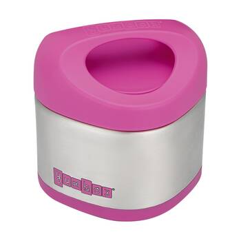 Yumbox Cubi Stainless Steel Triple Wall Thermal Food Jar Berry Pink 295ml