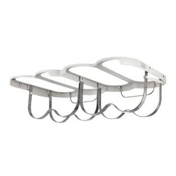 Joseph Joseph Cradle Folding Wine Bottle Storage Rack Light Stone