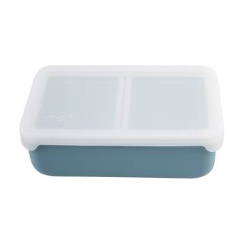 Melii Silicone Bento Removable Compartments With Dividers Blue/Mint 700ml