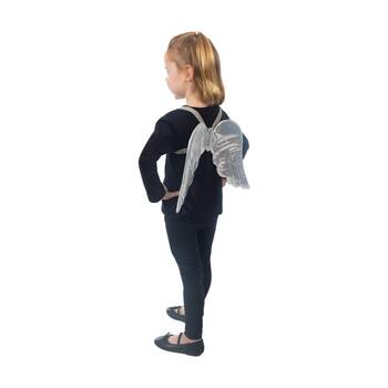 Rubies Angel Wings Child Costume Dress Up Party Accessory Silver