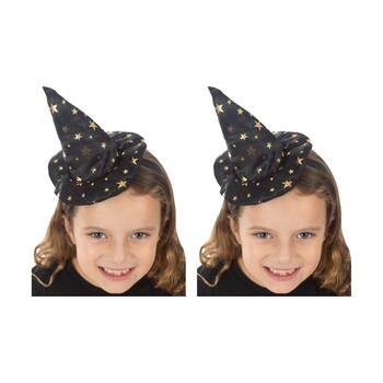 2PK Rubies Witch Black & Gold Star Headband Child Costume Accessory