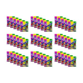45PK Mentos Mini Rainbow Chewy Candy Fruit Flavours Sweets Chew 108g
