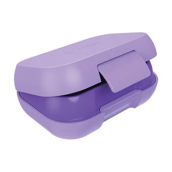 Bentgo Snack Container Leakproof Kid Friendly 1.5 Cup Capacity Purple