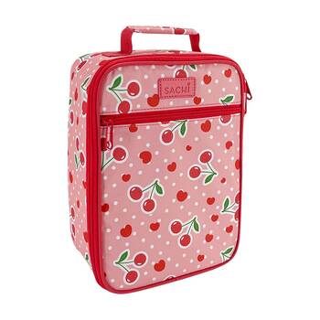 Sachi Junior Insulated School Food Lunch Bag Cherry Crush 21x11x28cm