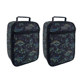 2PK Sachi Junior Insulated School Food Lunch Bag Dinosaur Land 21x11x28cm