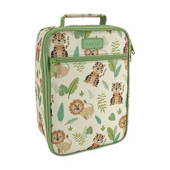 Sachi Junior Insulated School Food Lunch Bag Jungle Buddies 21x11x28cm