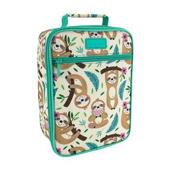 Sachi Junior Insulated School Food Lunch Bag Sleepy Sloths 21x11x28cm