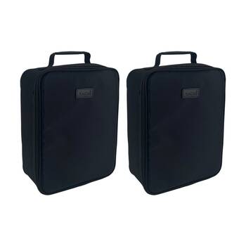 2PK Sachi XL Junior Insulated School Food Lunch Bag Black 24.5x11x30.5cm