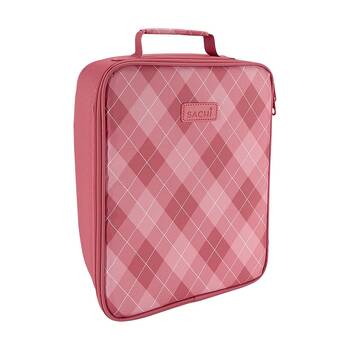 Sachi XL Junior Insulated School Food Lunch Bag Pretty Pink 24.5x11x30.5cm