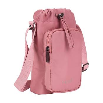 Sachi Crossbody Lite Insulated Bottle Bag With Adjustable Strap Blush