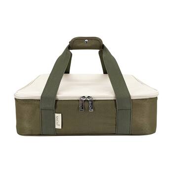 Sachi Insulated Cook & Carry Bag Zip Premium Liner Olive Green XL