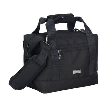 Sachi Insulated Versa Adjustable Expandable Storage Cooler Bag Black 12L