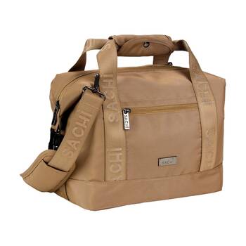 Sachi Insulated Versa Adjustable Expandable Storage Cooler Bag Latte 12L