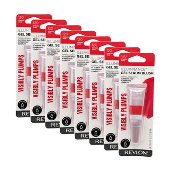 8PK Revlon Gel Serum Blush Illuminance Striking Rose 120 Carded 11ml