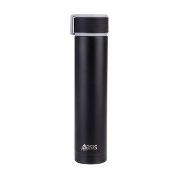 Oasis Stainless Steel Double Wall Insulated Drink Bottle Black 250ml