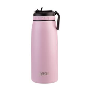 Oasis Stainless Steel Double Wall Insulated Sports Bottle Blush 780ml
