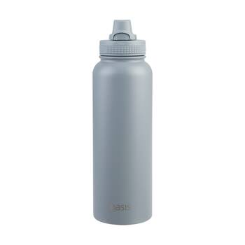 Oasis Stainless Steel Double Wall Insulated Sports Bottle Hazy Blue 1.1L