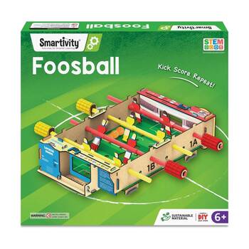 Smartivity Foosball Arcade Game DIY Kit Build Play Kids Ages 6-14