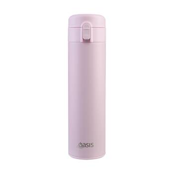 Oasis Stainless Steel D/Wall Insulated Flip-Top Flask Pink Lemonade 480ml