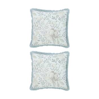 2PK MM Linen Whisper Cotton/Linen Decorative Cushion W/ Fringed Trims 50x50cm