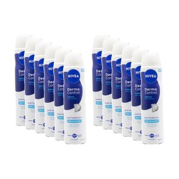 12PK Nivea 72H Antiperspirant Derma Control Spray 250ml Pro Vitamin B5