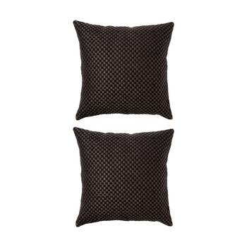 2PK Kas Australia Richmond Outdoor Cushion Weather Resistant Charcoal