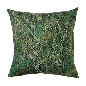 Kas Australia Lark Outdoor Cushion Weather Resistant Green 50x50cm