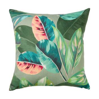 Kas Australia Rowan Outdoor Cushion Weather Resist Green 50x50cm