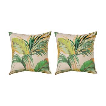 2PK Kas Australia Isla Outdoor Cushion Weather Resistant Multi 50x50cm