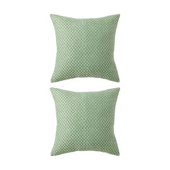 2PK Kas Australia Richmond Outdoor Cushion Weather Resistant Green