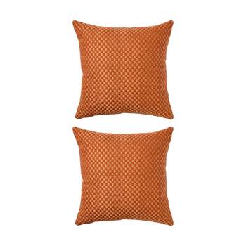 2PK Kas Australia Richmond Outdoor Cushion Weather Resistant Caramel