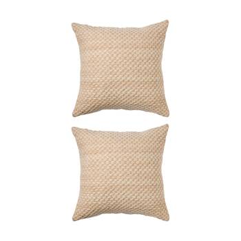 2PK Kas Australia Richmond Outdoor Cushion Weather Resistant Natural