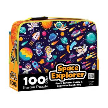 100pc Puzzle Master Lunch Box Space Explorer AR Edition Insulated