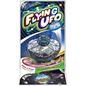 Kazaang Flying UFO Outdoor Toy LED Light Show Gyro Stabilization 8y+ Blue