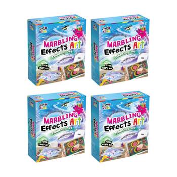 4PK Craft For Kids Marbling Paint Kit Crafting Set Art Supplies 5y+