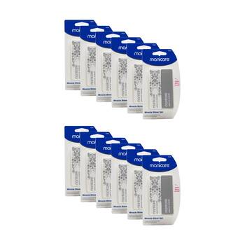 12x 2pc Manicare Miracle Shiner Buffer Nail Care Tool Multi Colour