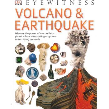 Promotional DK Eyewitness Volcano Earthquake Book Educational Visual Guide