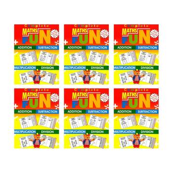 6PK Wilco Publishing House Complete Maths Fun Educational Book For Kids