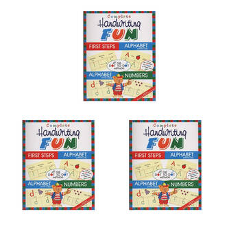 3PK Wilco Publishing House Complete Handwriting Fun Educational Book For Kids