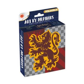 Aquarius Harry Potter Gryffindor Art By Numbers Kids Craft Painting Kit 9x9cm